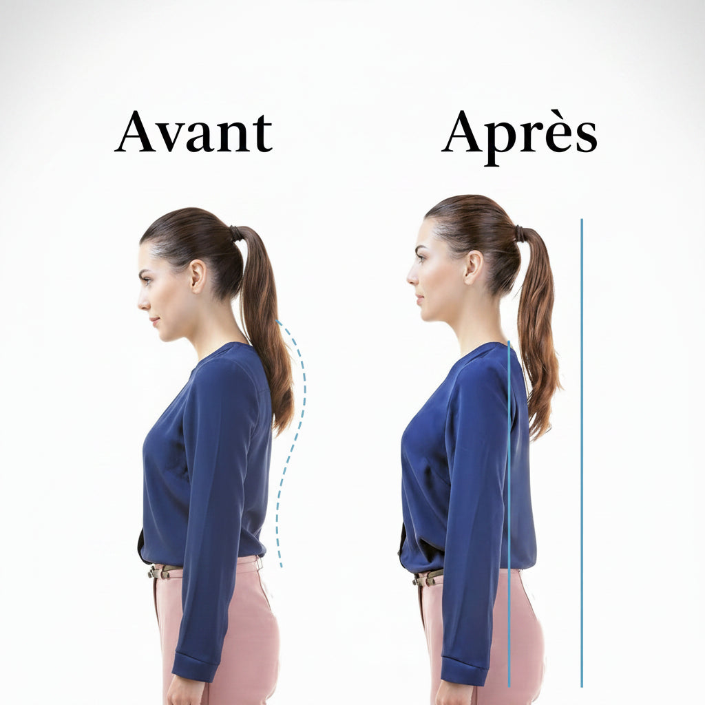 Correcteur de Posture Dos & Nuque Vibrant — TOPAZE