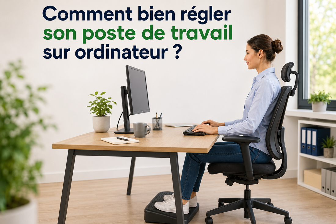 Comment bien régler son poste de travail sur ordinateur ?