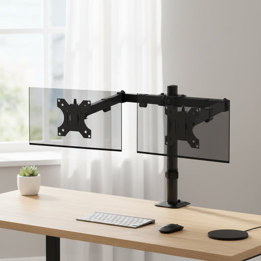 Support Double Écran Articulé Rotatif  — PLATINIUM