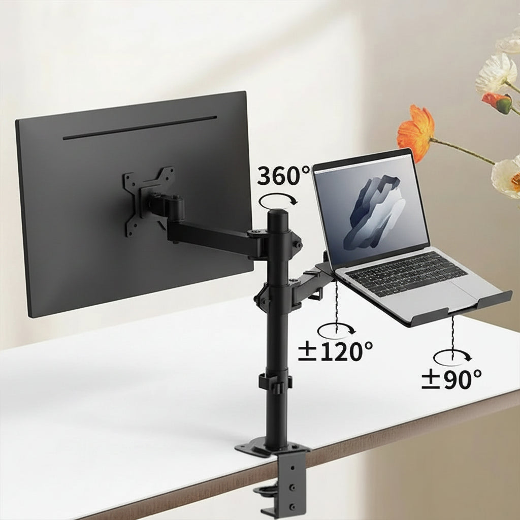 Support Moniteur & Laptop  Réglable  — CRISTAL