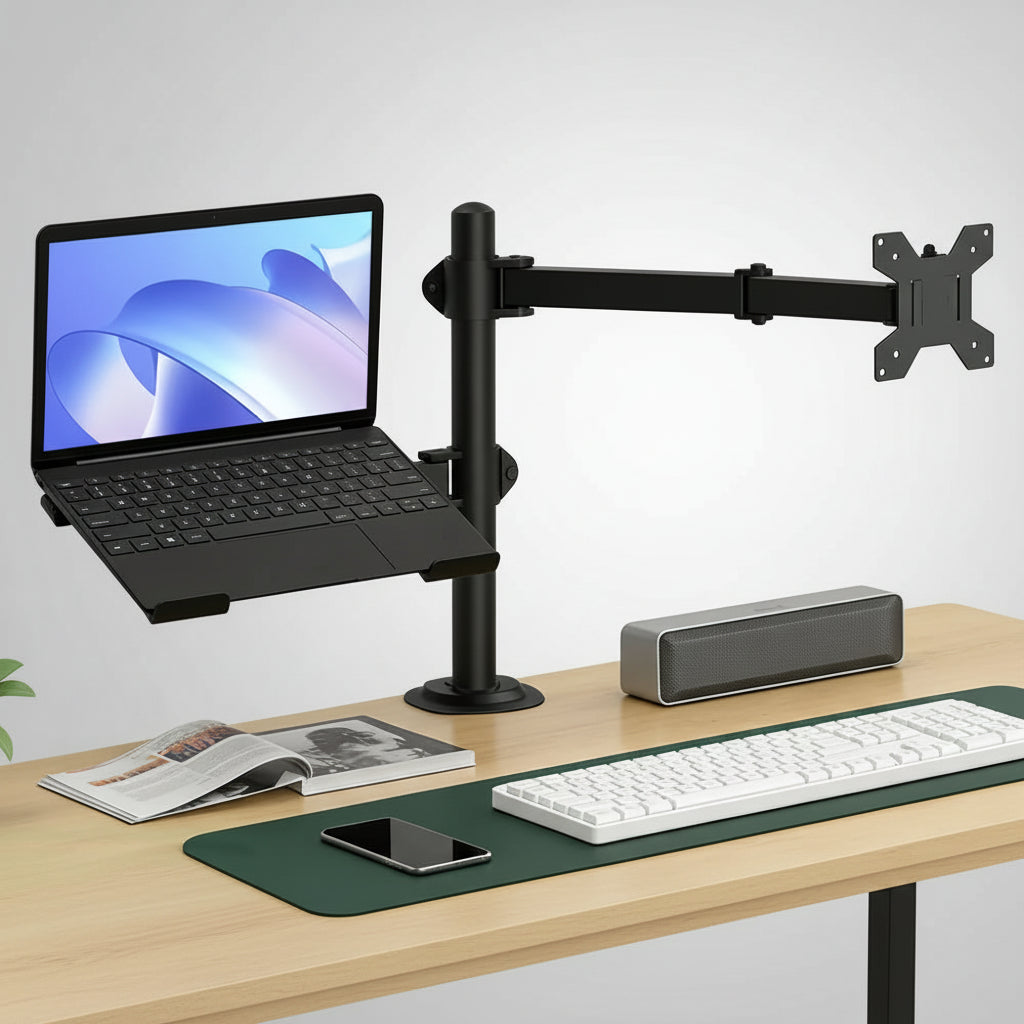 Support Moniteur & Laptop  Réglable  — CRISTAL