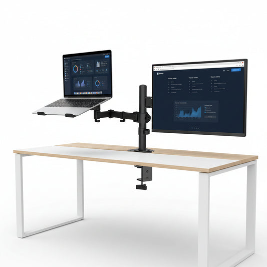 Support Moniteur & Laptop  Réglable  — CRISTAL