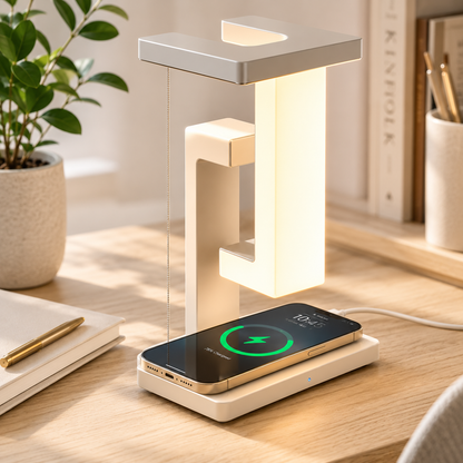 Lampe Lévitation Magnétique Chargeur Sans Fil - ATON