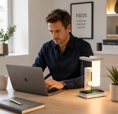Lampe Lévitation Magnétique Chargeur Sans Fil - ATON
