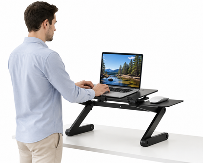 Bureau Assis Debout Pliable — AZURITE
