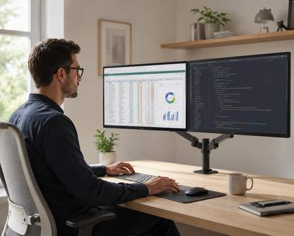 Support Double Écran Rotatif — PLATINIUM