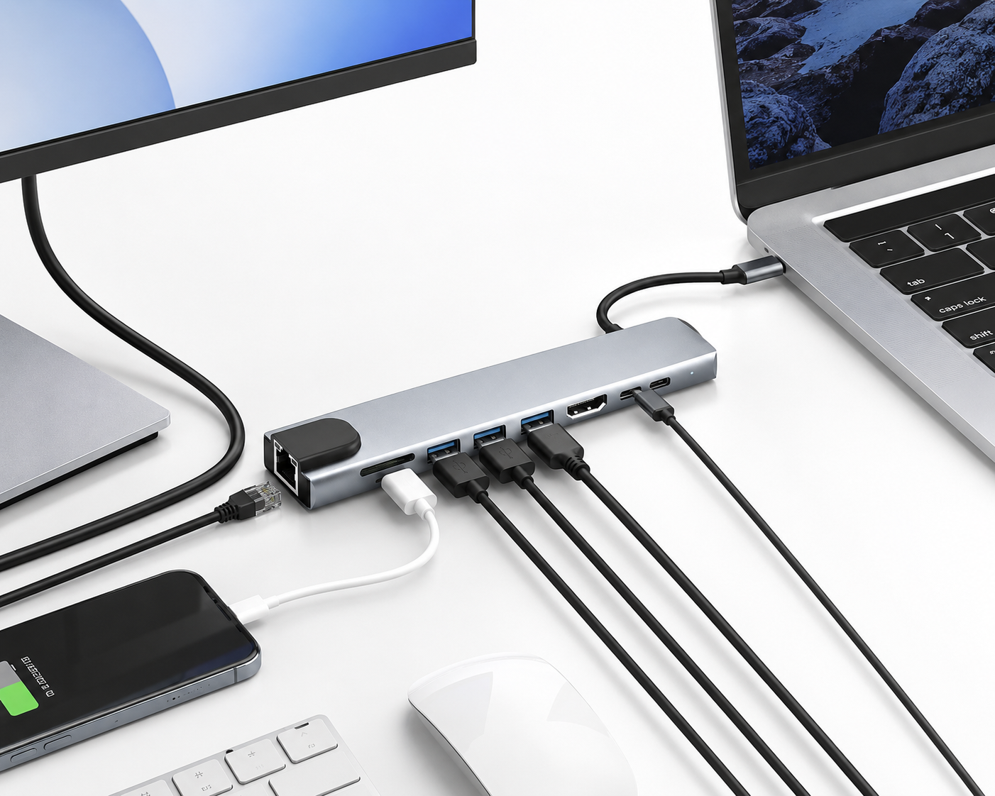 Station d'accueil USB-C Charge Rapide  — AMON