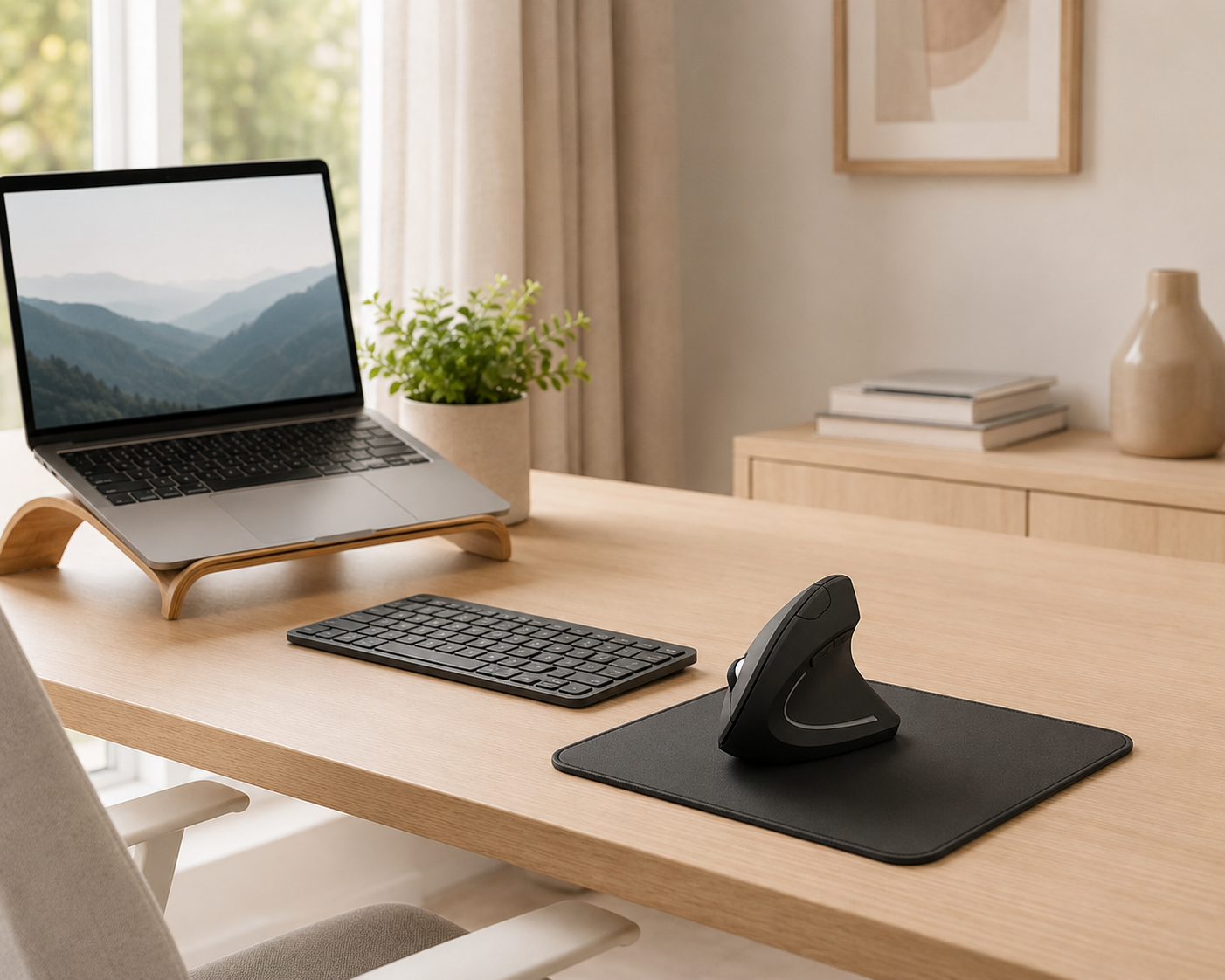 Souris Verticale Sans Fil — BASALTE