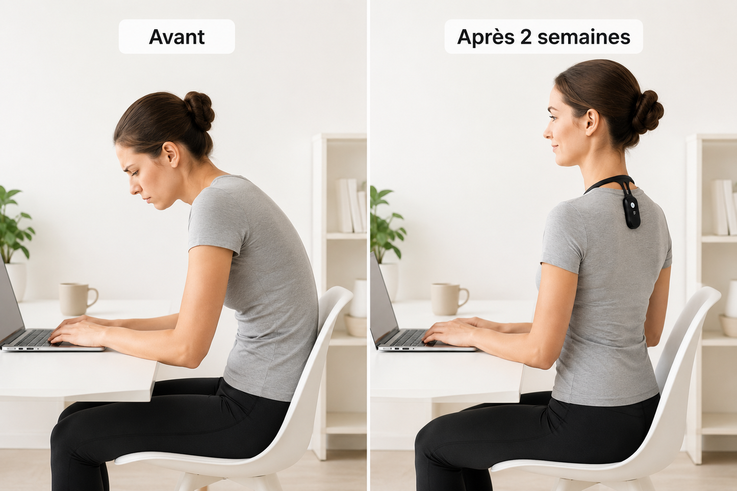 Correcteur de Posture Vibrant — TOPAZE