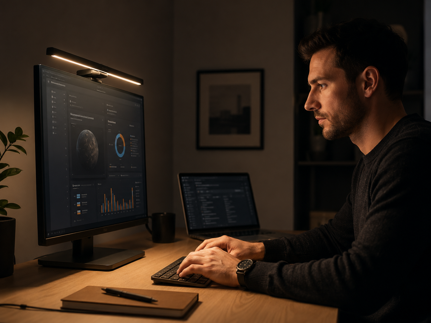 Lampe de Bureau LED Tactile — FJORD