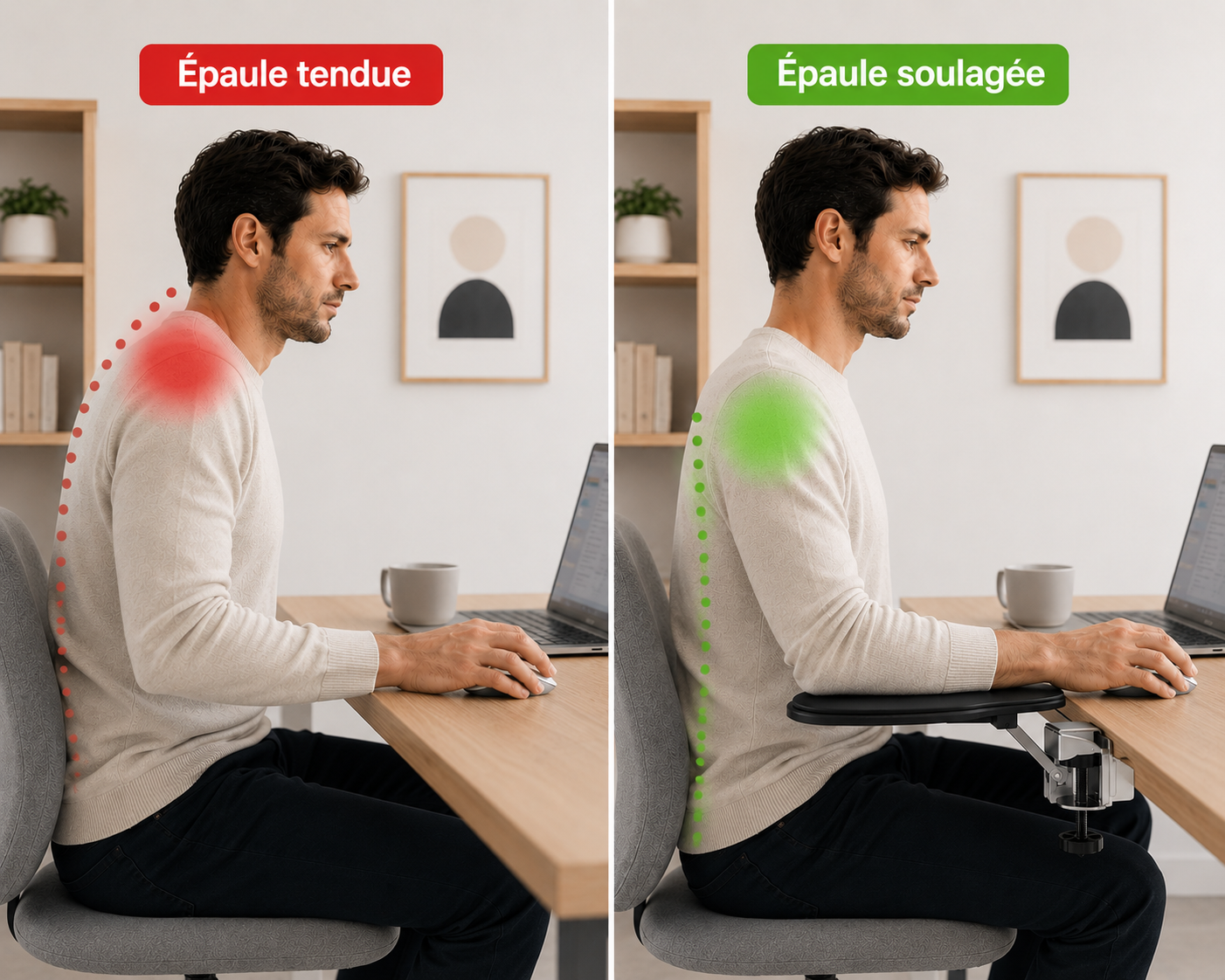 Accoudoir Ergonomique Réglable — QUARTZ