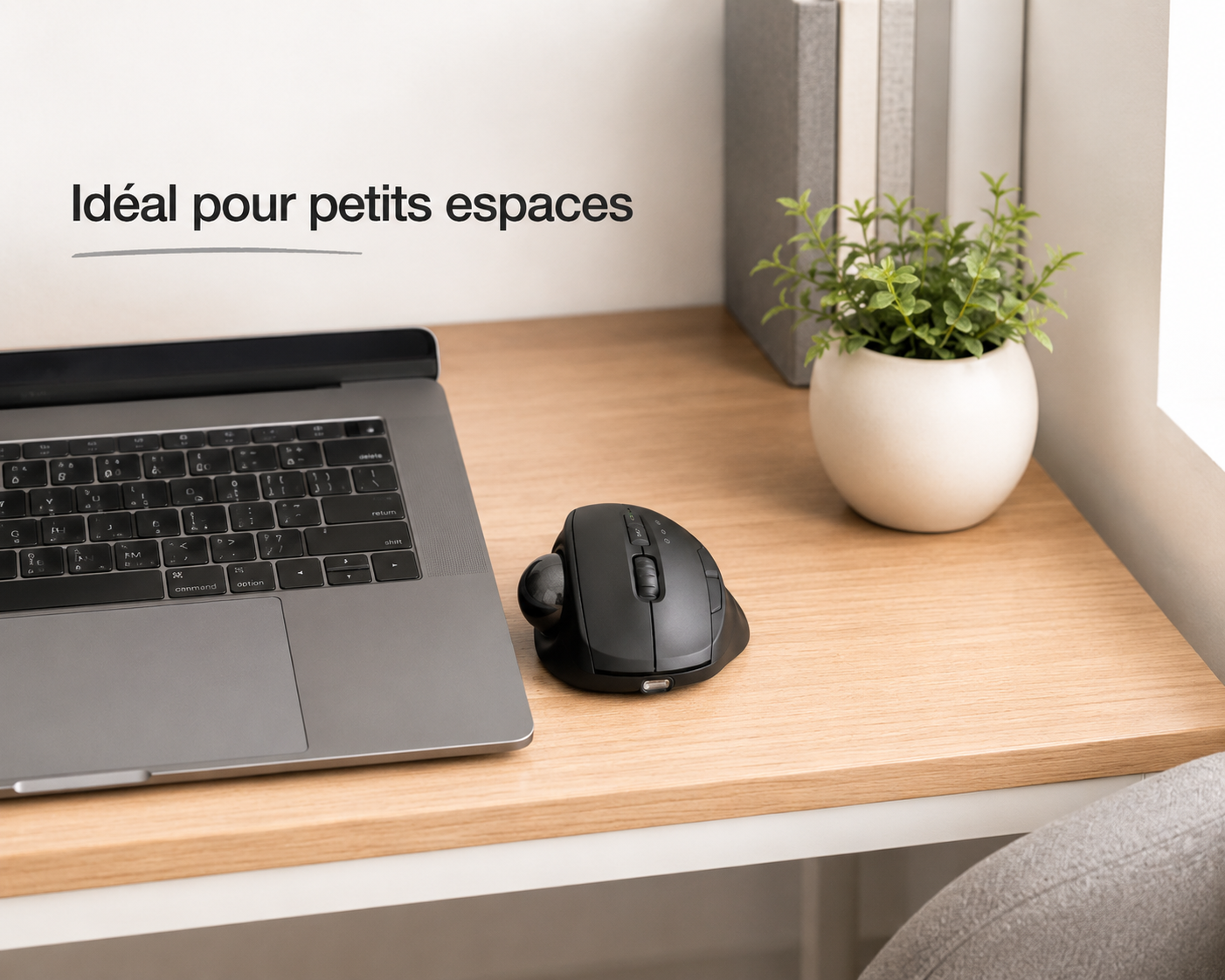 Souris Trackball Ergonomique — AGATE