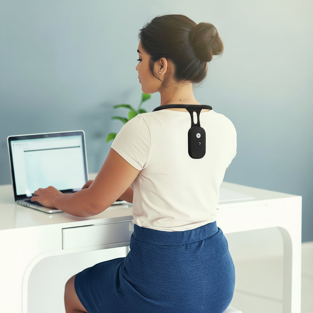 Correcteur de Posture Dos & Nuque Vibrant — TOPAZE