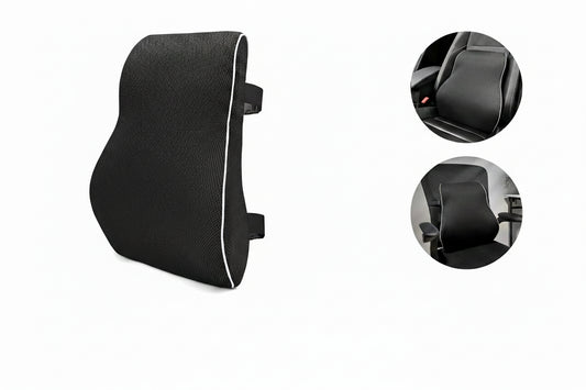 Coussin Lombaire Mémoire de Forme Antidérapant Confort Bureau — MARBRE